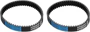 uxcell 2pcs HTD-5M Rubber Timing Belt 55 Teeth, 275mm Pitch Length x 15mm Width x 3.6mm Height, Closed Loop Pulley Timing Belt