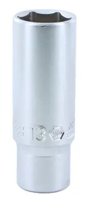 Wiha 33350 6 Point - 1/4 Inch Drive Socket - 13.0mm x 50mm