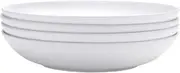 Mikasa 5191829 Delray Bone China Pasta Bowl, 9-Inch, Set of 4 White