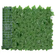 Artificial Wall Hedge Ivy Leaf Fence Screen Garden Privacy Cover Wall Decor 3M