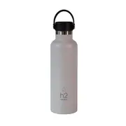 h2 hydro2 Flash Classic Water Bottle 750ml - Silver