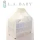 【美國 L.A. Baby】豪華全罩式嬰兒床蚊帳(加大加長型/淡黃色)