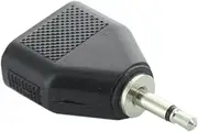 3.5mm Mono Male to 2X 3.5mm Mono Female Y Split Headphone Audio Adaptor Adapter