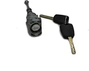 1Set Front Left Door Lock Cylinder Auto Door Lock Cylinder with 2 Key, for Citroen, C4 2004-2008 Picasso 2006-2008 C-Quatre car Door Lock
