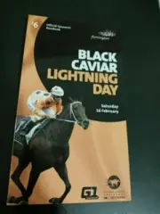 RACE BOOK BLACK CAVIAR LIGHTNING DAY RACEBOOK 2013 WINX