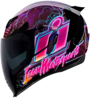 Icon Airflite Synthwave, full face helmet , color: Black/Pink , size: M