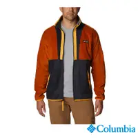 在飛比找PChome24h購物優惠-Columbia哥倫比亞 男款- 刷毛外套-銅棕 UAE02