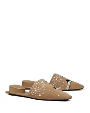 Tory Burch Women's Pierced Crystal Mules