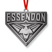 Essendon Bombers AFL Metal Christmas Tree Ornament Decoration
