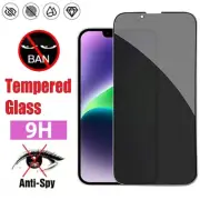 For iPhone 15 14 13 12 11 Pro Xr Xs Max 7 8 Plus Privacy Glass Screen Protector