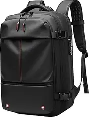 [Hemore] Vacuum Backpack Travel, 60L Vacpack Backpack with Multi-Pockets, Expandable Backpack, Padded Carry On Backpack for Travel Business
