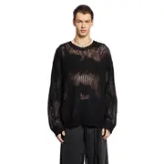 [ANN DEMEULEMEESTER] Kamillo Oversize Sweater Black