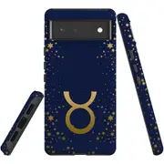 For Google Pixel 6 Case, Shielding Back Cover,Taurus Sign