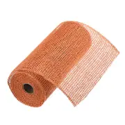 10 Inch Poly Burlap Mesh for Wreath Mesh Ribbon 10 Yard Bright Orange