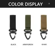Nylon Tactical Backpack Key Hook Webbing Buckle Hanging Triangle Carabiner V1P9