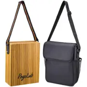 POGOLAB Travel Cajon Drum Musical Hand Percussion with Storage Bag Guitar String