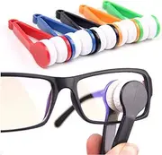 Onwon 5 Pcs Mini Sun Glasses Eyeglass Microfiber Spectacles Cleaner Soft Brush Cleaning Tool.