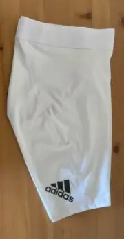 adidas White Compression Tights Men's Large