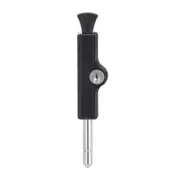 Whitco Black 4 Cylinder Keyed Patio Bolt