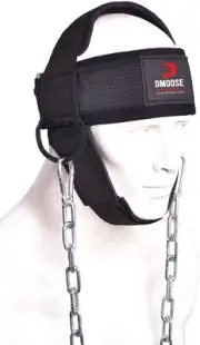 DMoose Neck Harness for Weight Lifting Head Strap Neck Workout Builder Equipment