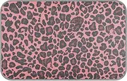 Leopard Skin Print Black Peach Summer Cooling Dog Blanket Self Cooling cat Blankets for Indoor Cats for Pig Cats Outdoor pet Summer tapete enfriador para Perros M