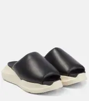 [Rick Owens] Rick Owens Leather slides AU 7 black
