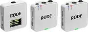 RØDE Wireless GO (Gen 3) – Compact Wireless Mic – Pristine Audio, 32-bit Float Recording, Automatic Level Control, for Phones, Cameras and Computers (White)