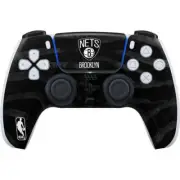 NBA Brooklyn Nets PS5 Controller Skin - Brooklyn Nets Black Animal Print