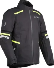 DANE Husly XPR-Tex Rain Jacket, black-yellow, Size S for Men Black Yellow
