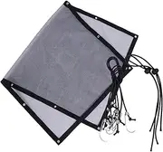 Abaodam 2Sets Car Pet Safety Net Durable Mesh Barrier for Dogs Easy to Install Backseat Divider Pet Fence Net for for Cars and Suvs