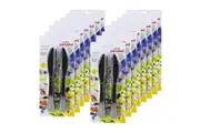 180x Lemon And Lime Silver Metallic Finish Reusable Plastic Knives BPA Free