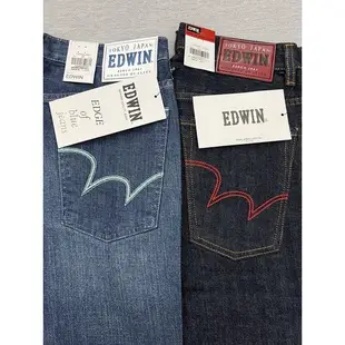 【小榕精品服飾】EDWIN 愛德恩專櫃新款窄管牛仔褲 紅線 綠線EDWIN 愛德恩 EDWIN牛仔褲 愛德恩牛仔褲