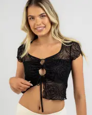 [Into Fashions] Christina Mesh Top