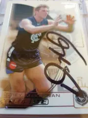 2002 AFL Select Exclusive Corey McKernan Carlton Blues signed Card