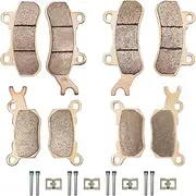 Brake Pads Front And Rear for Can-Am Defender HD10/HD9/HD8/HD7 2016 2017 2018 2019 2020 2021 2022, 715900379 Sintered Brake Pad Replacement