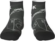 [TOLKAT] Love Rock Unisex Comfortable,Light And Breathable Socks With Moisture Absorption And Perspiration Function, Love Rock, One size