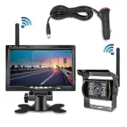 7inch Monitor Wireless Rear View Backup Camera Night Vision System For Car Rv Truck Bus