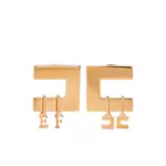 [Elisabetta Franchi] Elisabetta Franchi Square-frame Earrings ONE SIZE GOLD