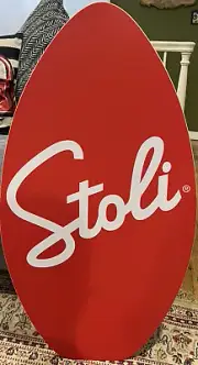 Stoli Vodka Wood Skim board. new 35 Inch By 19 Inch