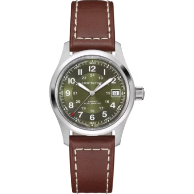 New Hamilton Khaki Field Automatic Green Dial Men's Watch H70455560