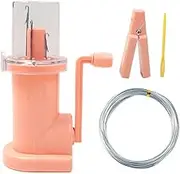 Hand Knitting Machine DIY Easy Weaver Knitting Tool for Scarves Bracelets DIY Crafts, Pink