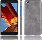 LYX Shockproof Litchi Texture PC + PU Protective Case for Xiaomi Redmi Go (Black) Shockproof (Color : Grey)