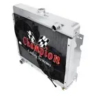 Ace Champion 2 Row Radiator,2 10" Fans for 1970 - 1972 Plymouth Duster Big Block
