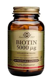 Solgar Biotin 5000ug Vegetable Capsules, 50