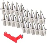 [COOLHIYA] Spikes Men's Running Shoes Spikes Replaceable Track Shoe Nails Hard Steel for 100-400 Sprint Long Jump Outdoor Sports