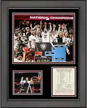 Framed South Carolina Gamecocks 2024 Women's NCAA National Champions 11"x14" College Basketball Three Photo Collage