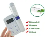Handheld Chlorophyll Meter Tester Analyzer with 0.0-99.9SPAD Data Storage 2GB