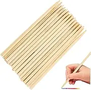 30pcs Scratch Painting Pen Scratch Painting Sticks Scraper Tools Paint Stylus Scratcher Scratching Pen Scratching Drawing Sticks Art Colorful Beige Wooden