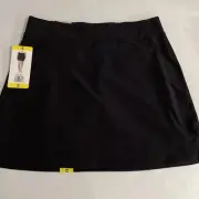 32 DEGREES COOL SMALL SKORT, BLACK COMFORT SPORT FIT, POLYESTER SPANDEX, NWT