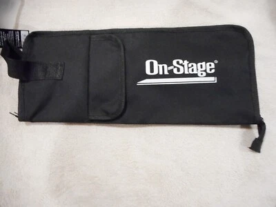 ON STAGE DRUM STICK BAG WITH 2 SETS OF NOVA DRUM STICKS + BONUS TKO DRUM KEY